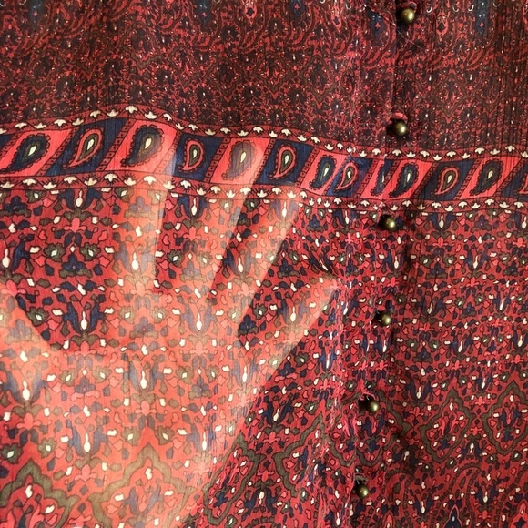 Converse | sheer bell sleeve top - Picture 6 of 8